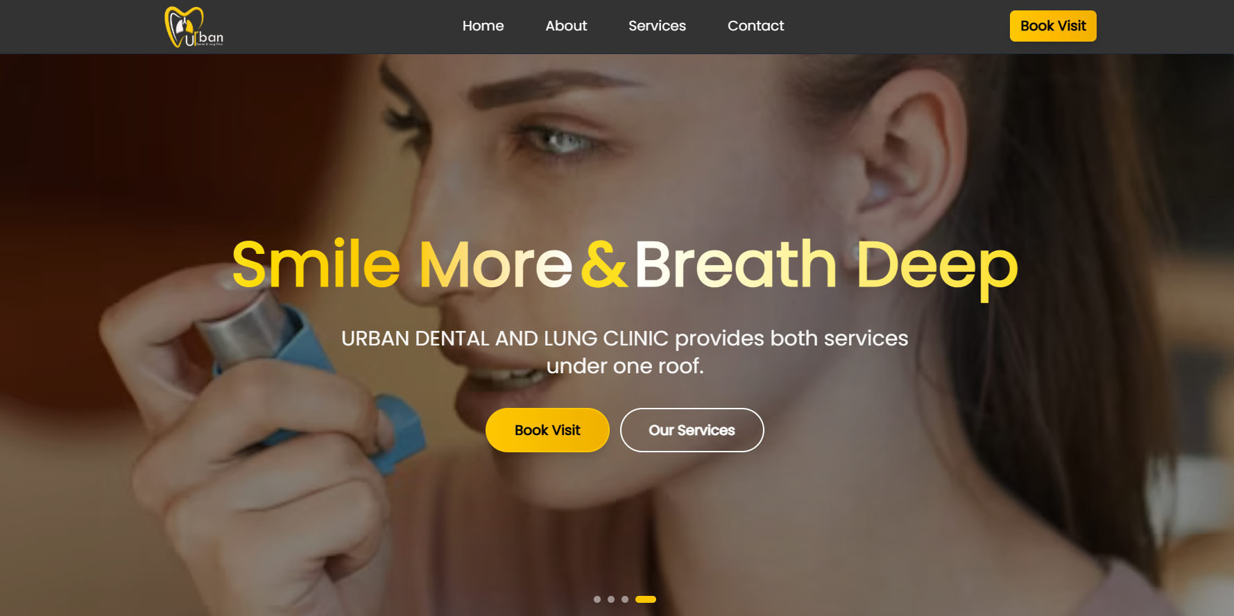 Urban Modern Dental Care Website